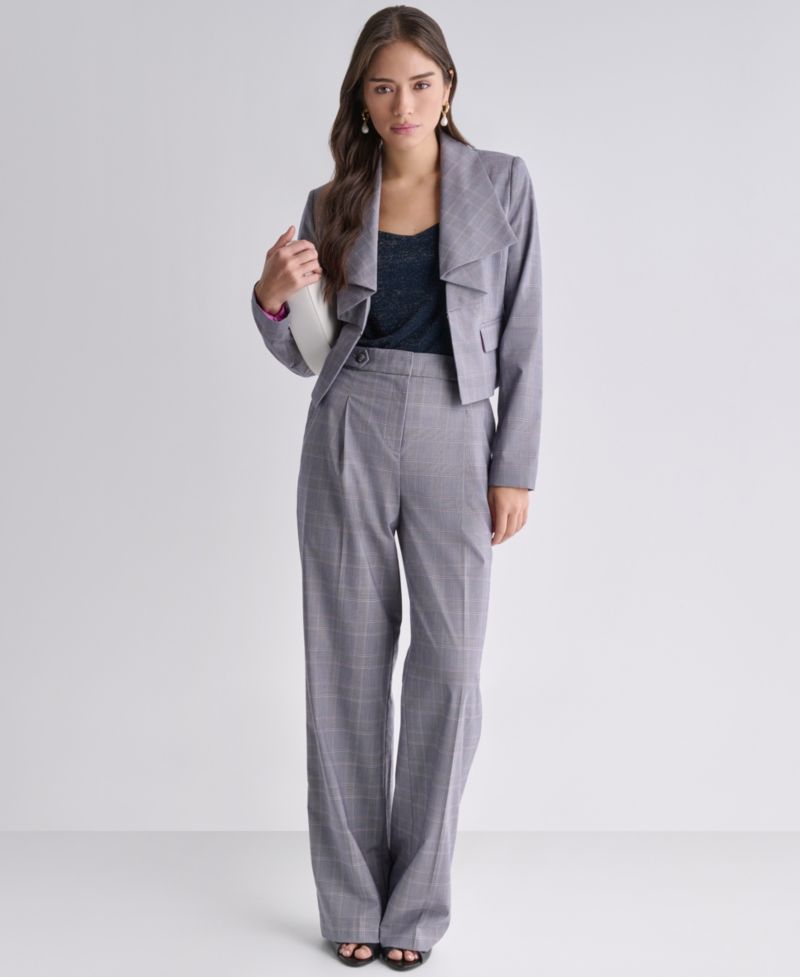 Women's Pleated Wide-Leg Pants