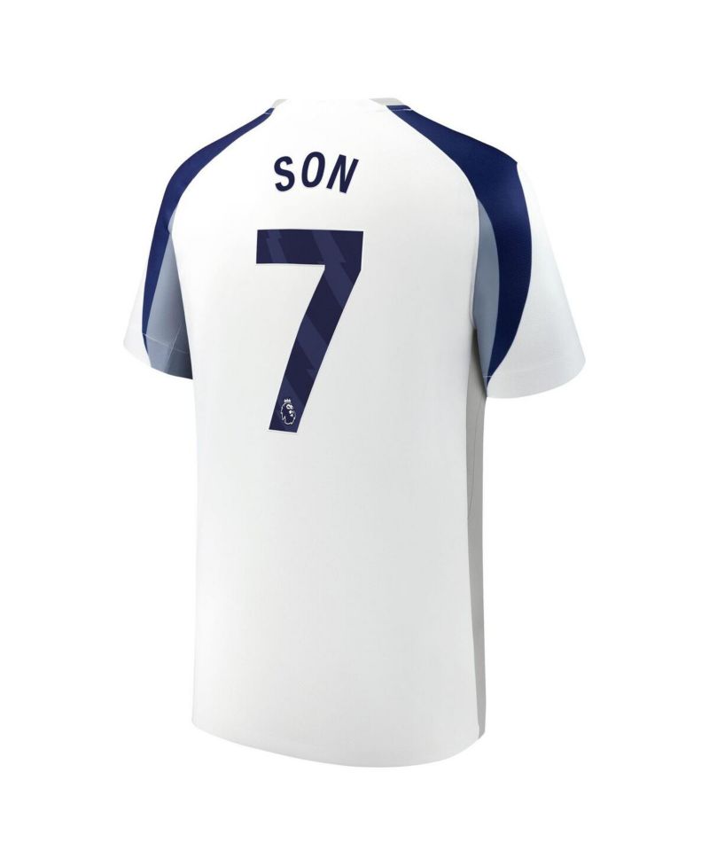 Big Boys and Girls Son Heung-Min White Tottenham Hotspur 2025/26 Home Replica Jersey