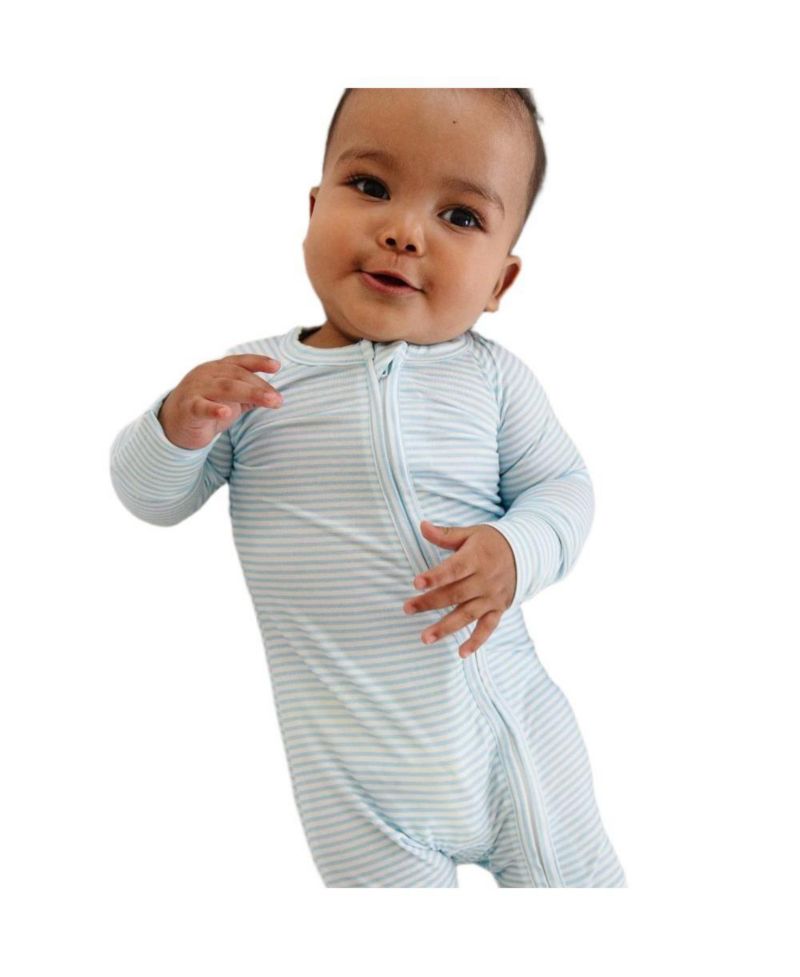 Baby Boys Seaside Stripe Bamboo Sleeper