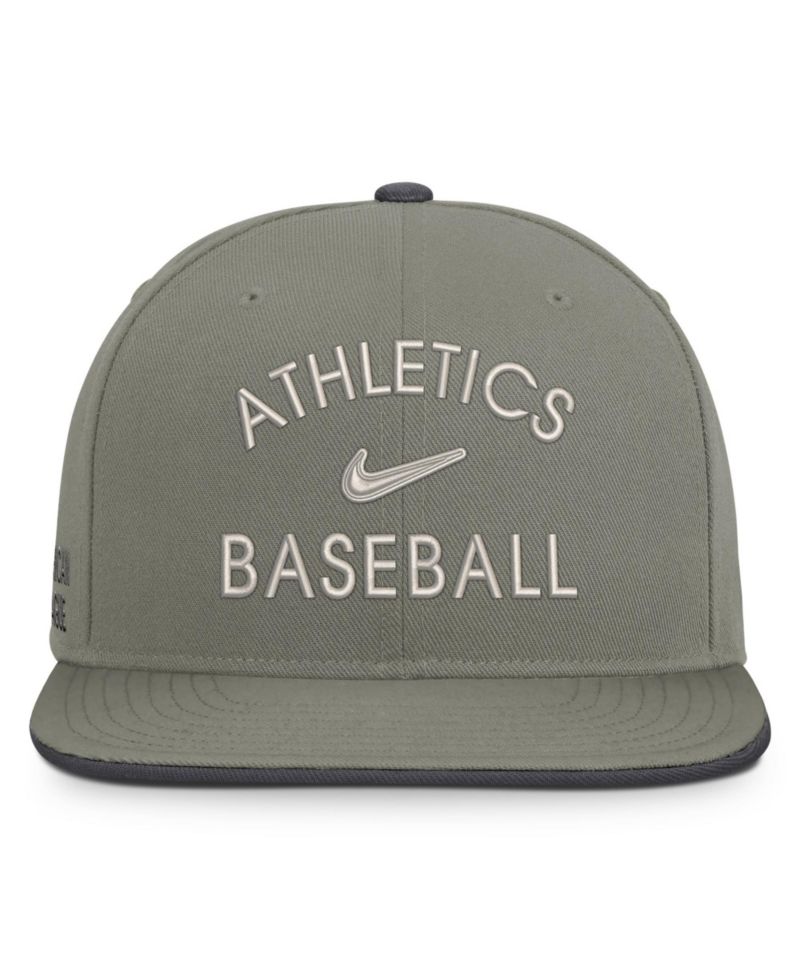 Men's Olive Athletics Pro Dri-FIT snapback Hat