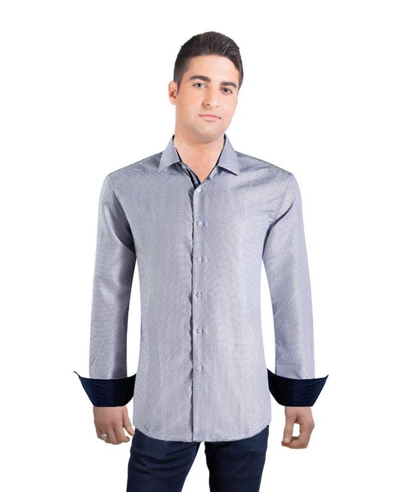Men's Slim Fit Honeycomb Shirt