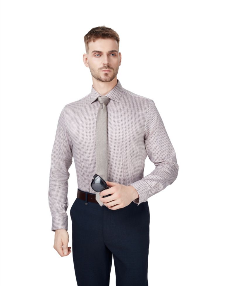 Men's Tono Medal Slim-Fit Dress Shirt