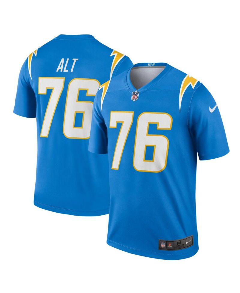 Men's Joe Alt Powder Blue Los Angeles Chargers Team Legend Player Performance Jersey