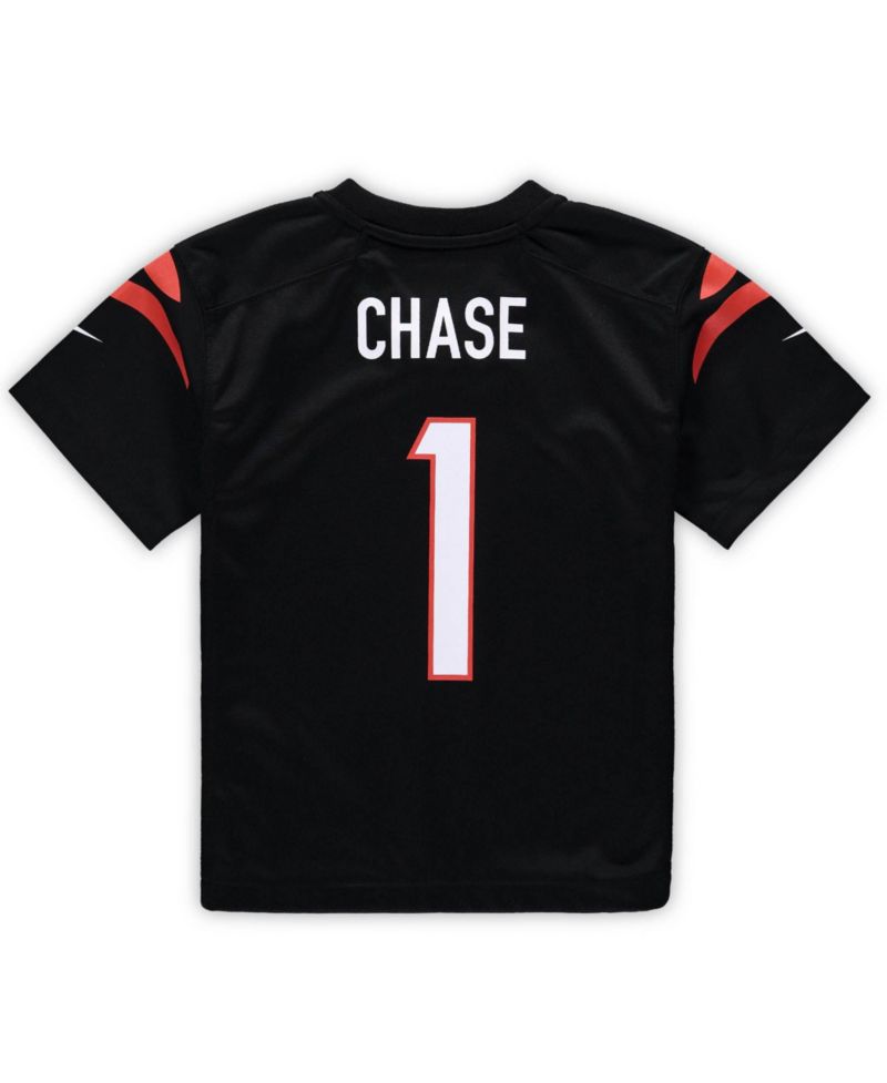 Preschool Ja'Marr Chase Black Cincinnati Bengals Game Jersey