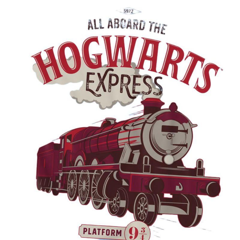 Men's Hogwarts Express Wred Letters T Shirt