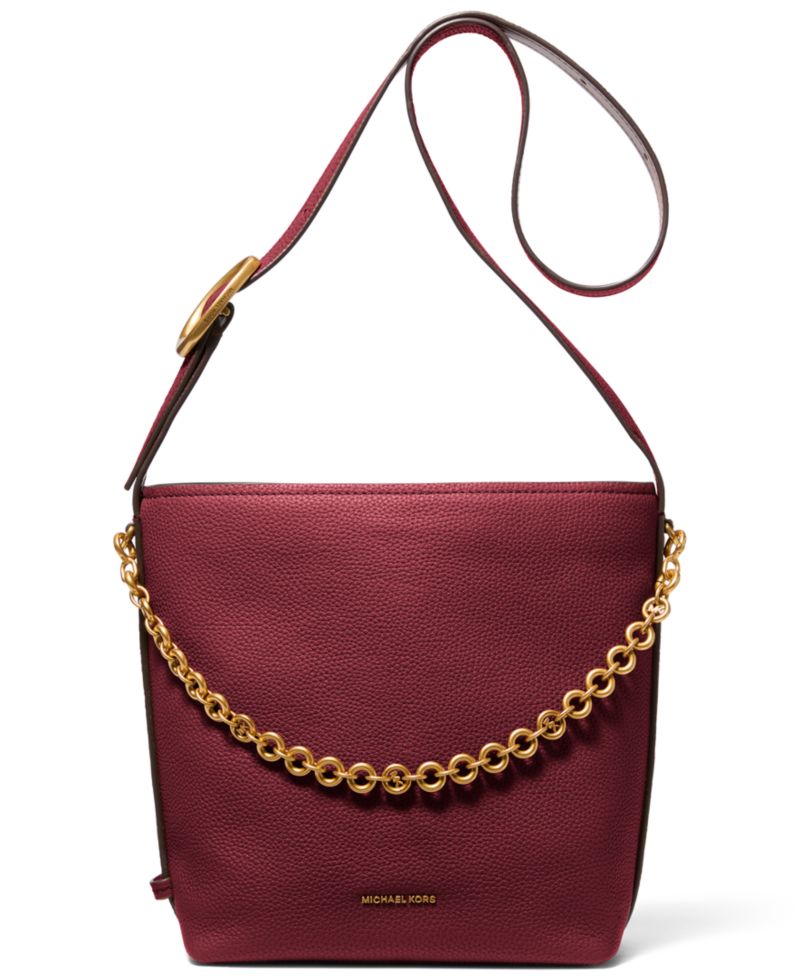 Nolita Small Bucket Messenger with Chain Handbag