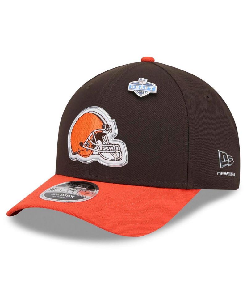 Men's Brown/Orange Cleveland Browns 2026 NFL Draft 9FORTY M-Crown Adjustable Hat
