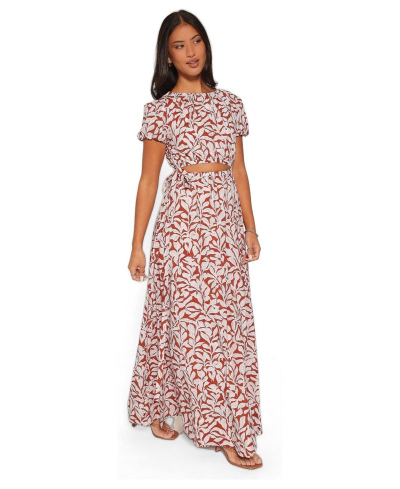 Women's Toria Floral Cut-Out Maxi Dress
