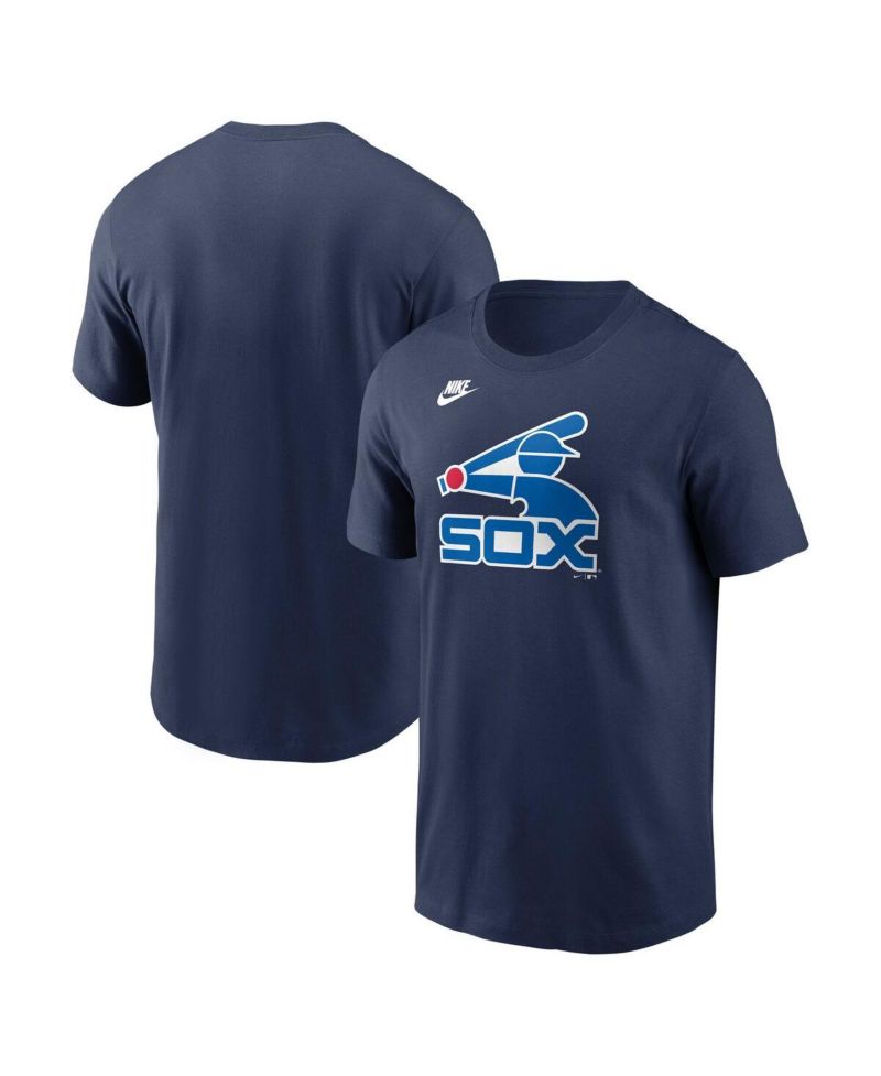 Men's White Chicago White Sox Cooperstown Collection Logo T-Shirt
