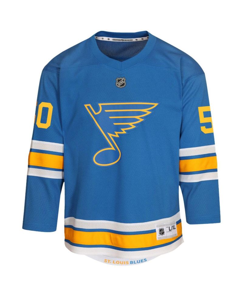 Big Boys and Girls Jordan Binnington Blue St. Louis Blues Home Replica Player Jersey