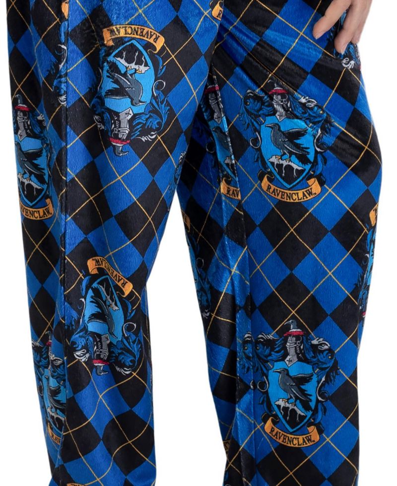 Girls' Hogwarts Houses Crest Plaid Lounge Pants Kids Pajamas