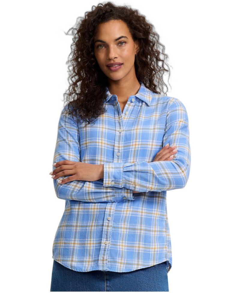 Women's Flannel Boyfriend Long Sleeve Shirt