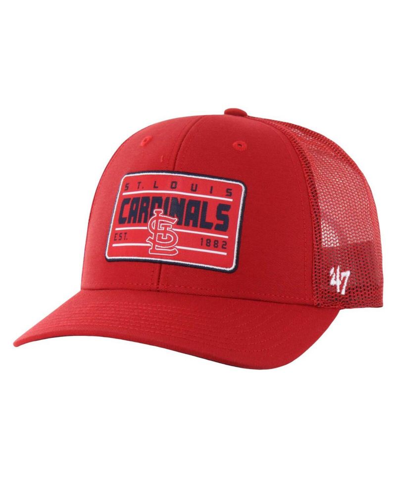 Men's Red St. Louis Cardinals Hardline Trucker Adjustable Hat