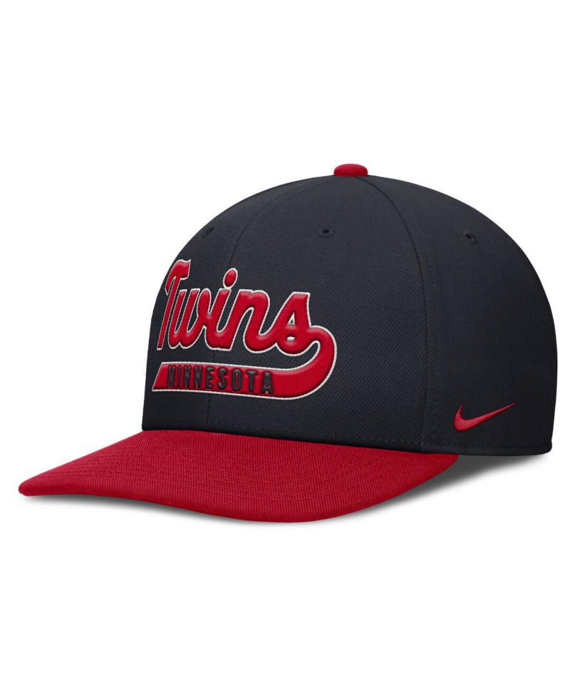 Men's Navy/Red Minnesota Twins Pro Performance Snapback Hat