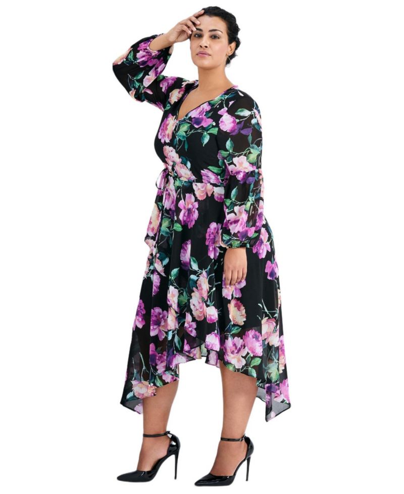 Women's Plus Size Endless Love Chiffon Dress