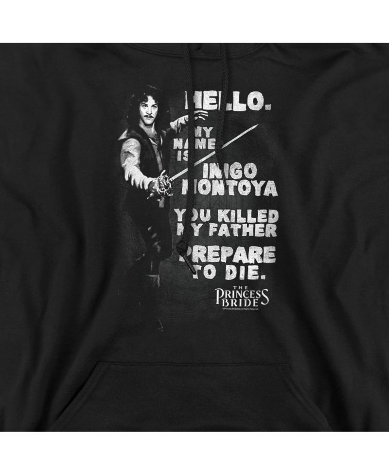 Men's Hello Again Pullover Graphic Kangaroo Pocket Hoodie