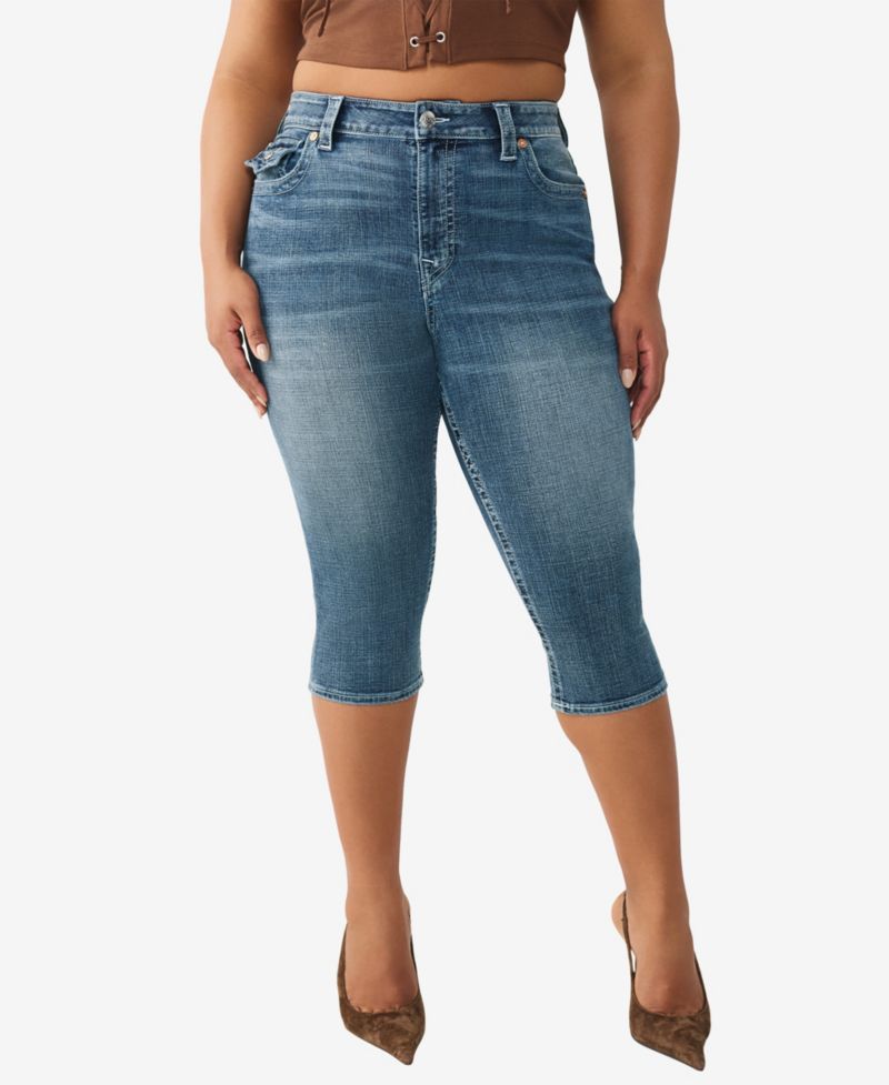 Plus Size Jennie Skinny Mid-Rise Capri Pants