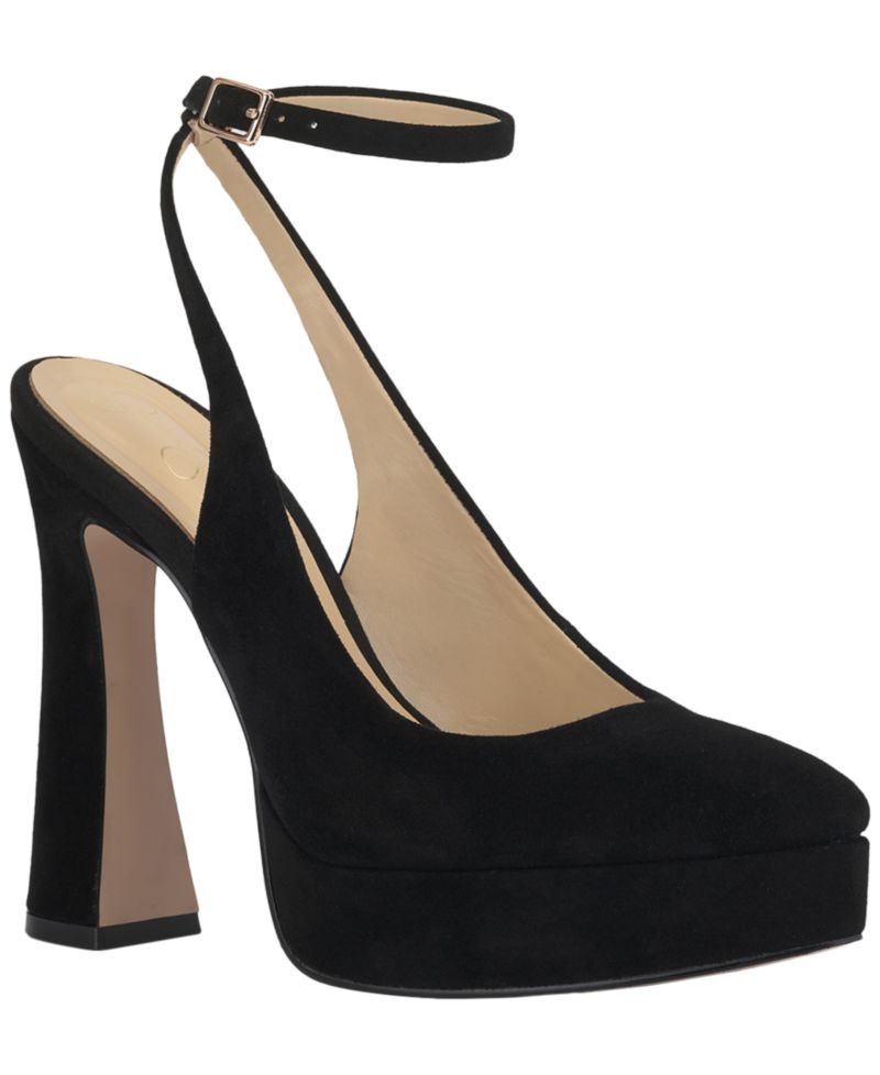 Women's Nelica Platform Ankle-Wrap Pumps