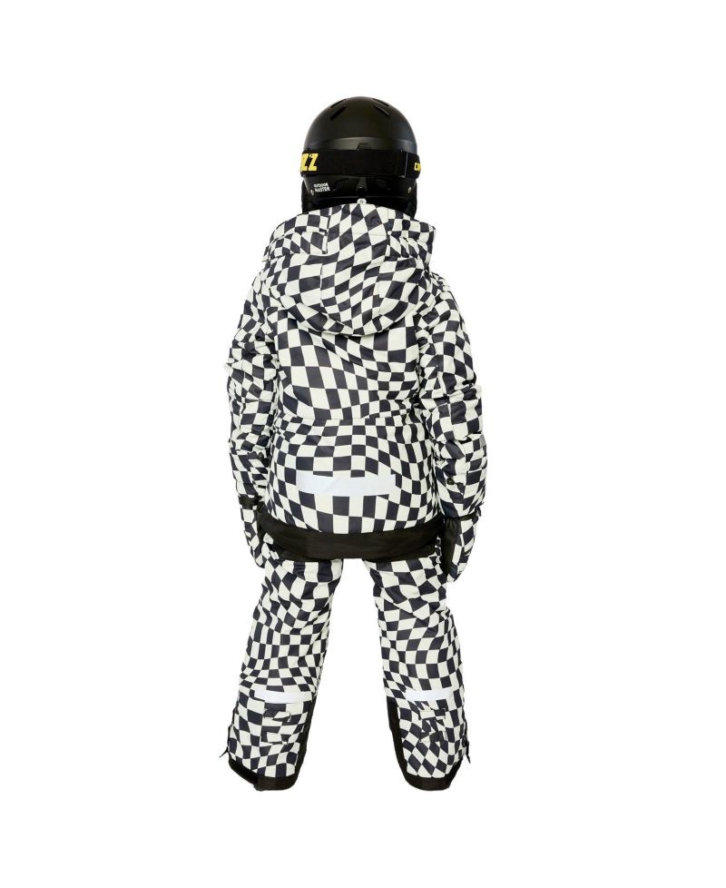 Little and Big Boy 6-16 Two Piece Teknik Snowsuit Checkered Print