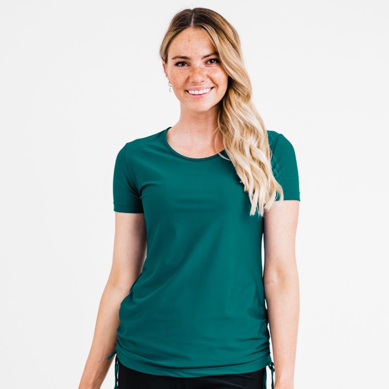 Women's UPF 50+ Short Sleeve Adele Swim Top