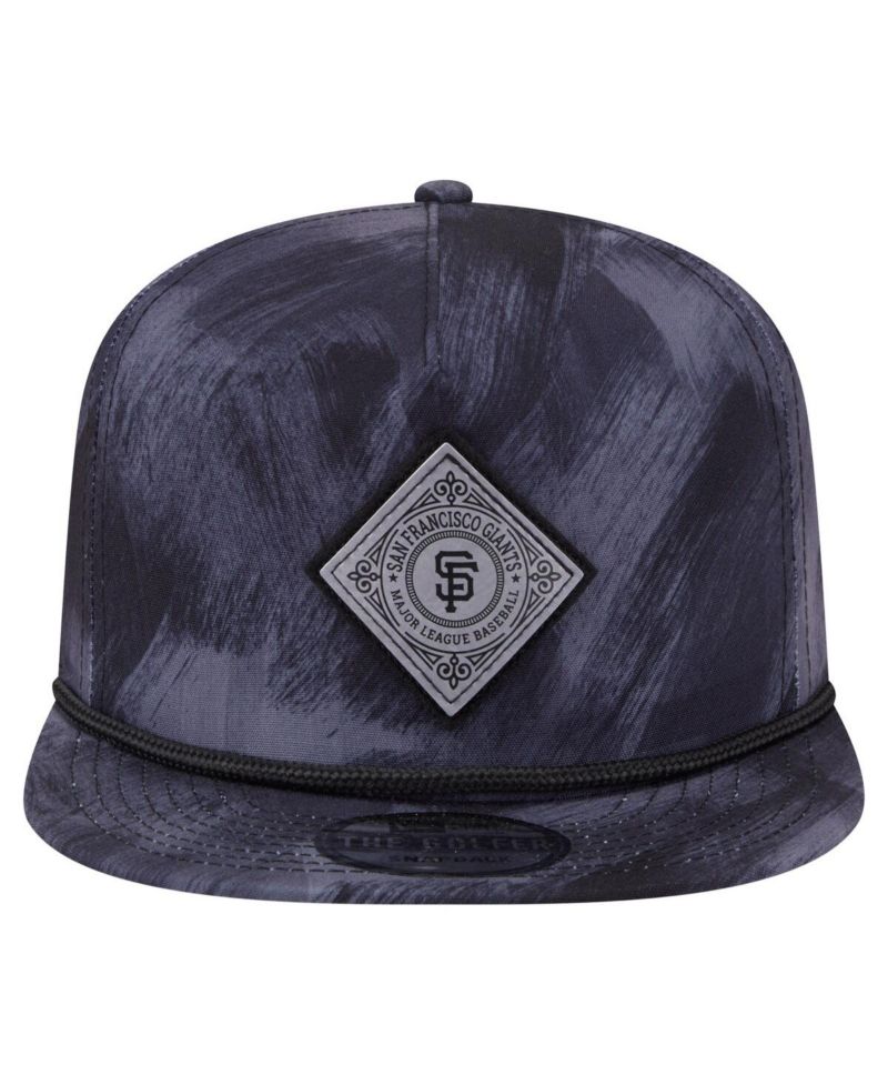 Men's Navy San Francisco Giants Printed Golfer Snapback Hat