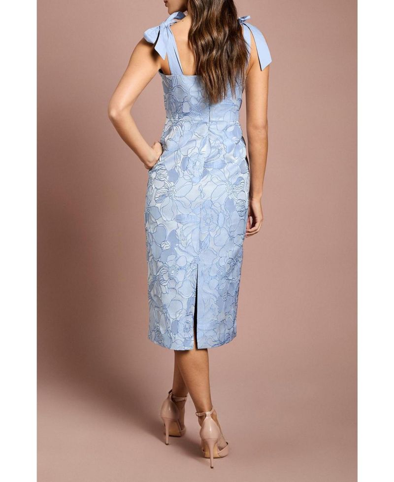 Women's Button Detail Pencil Dress