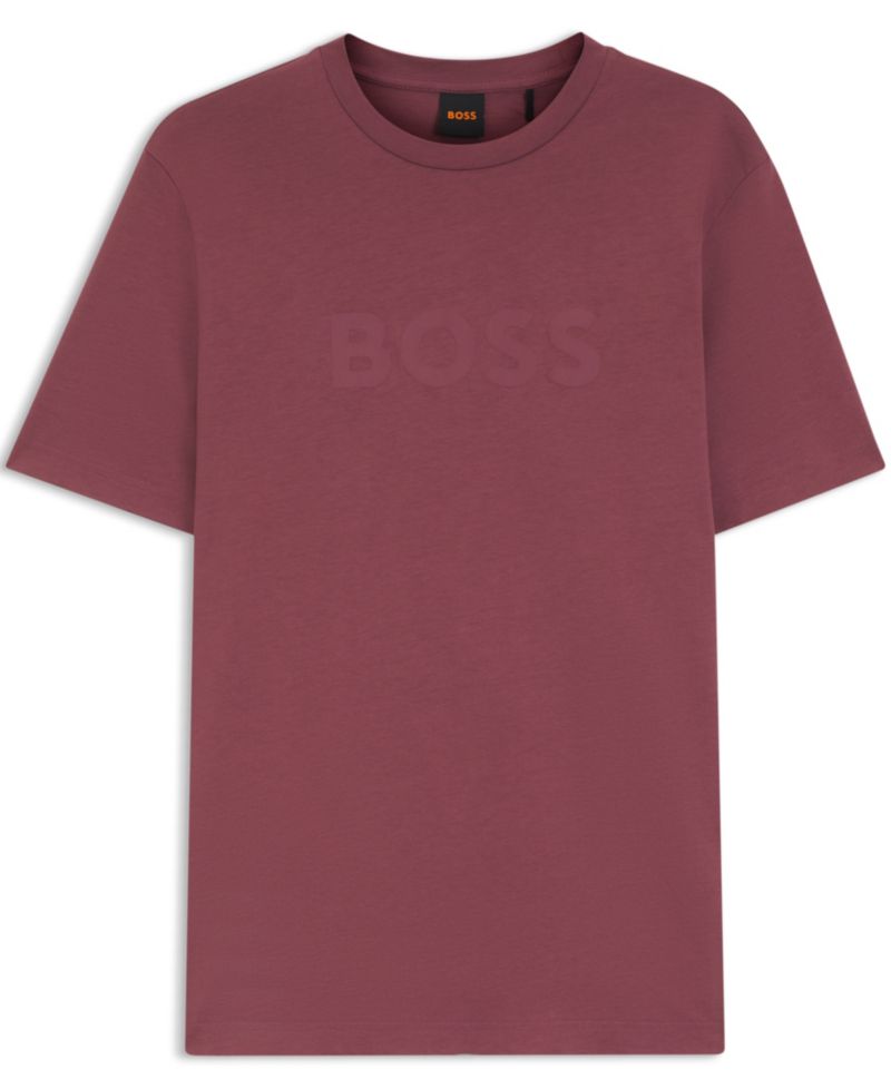 Men's Cotton Logo Print Regular-Fit T-Shirt