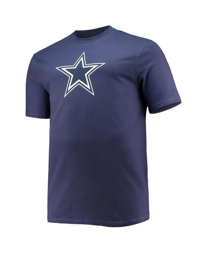 Men's Dak Prescott Navy Dallas Cowboys Big and Tall Player Name and Number T-shirt