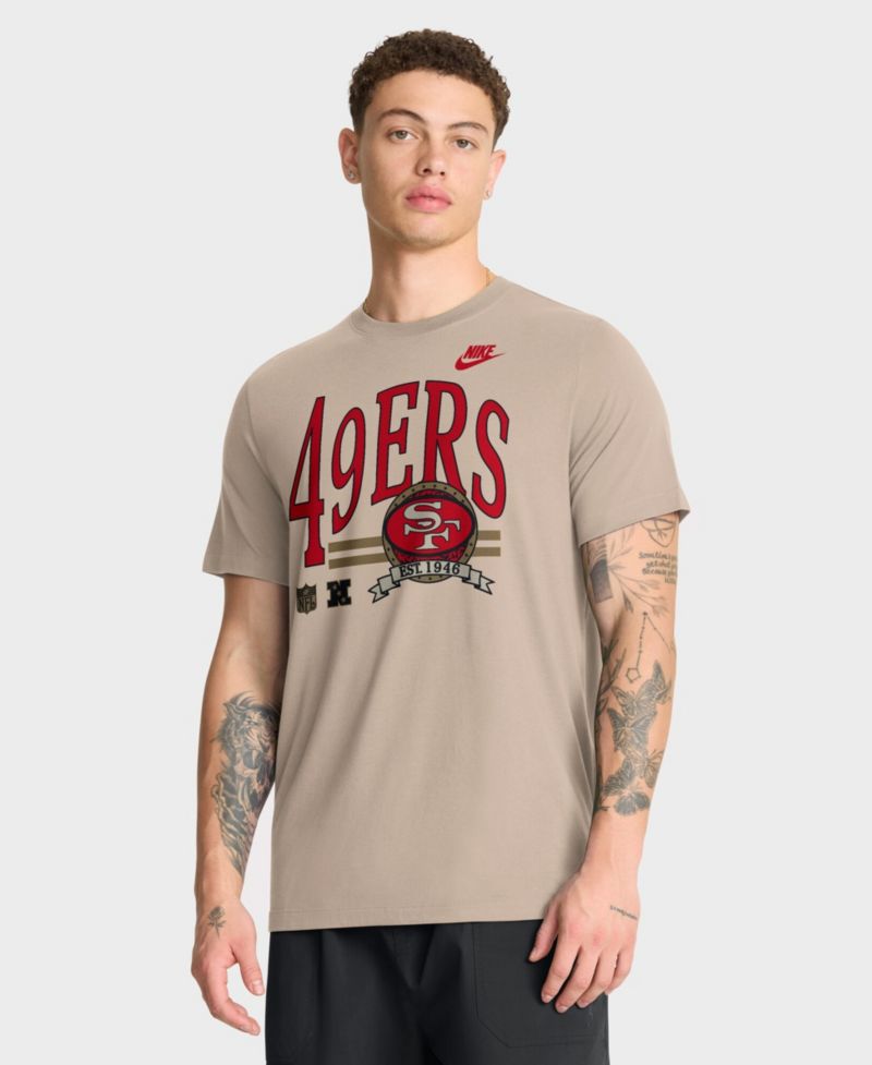 Men's Sand San Francisco 49ers Rewind Tri-Blend T-Shirt