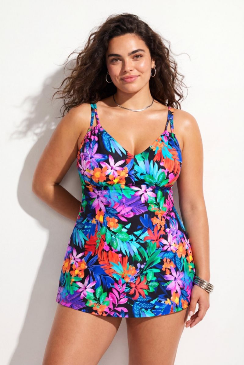 Women's Loop Strap Two-Piece Swimdress
