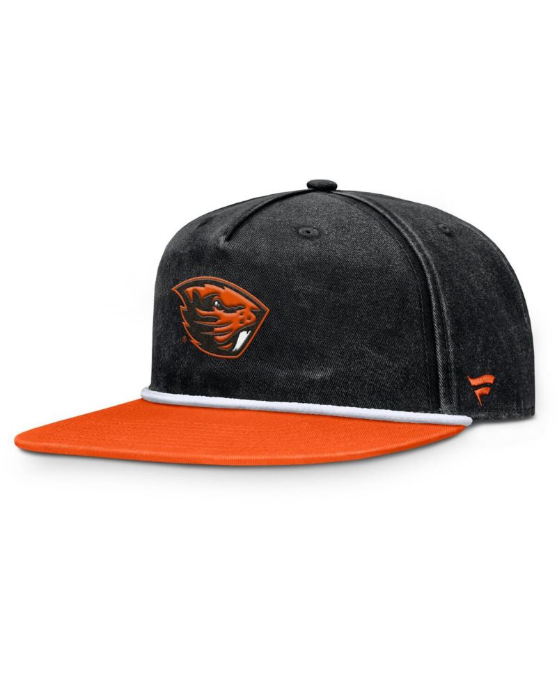 Men's Black Oregon State Beavers Forge Rope Adjustable Hat