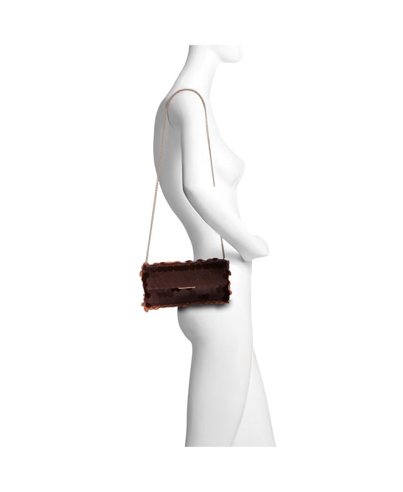 Woman's Kit Payette Sequin Envelope Clutch