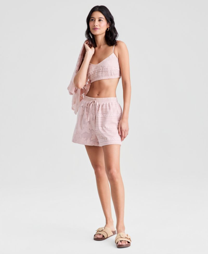 Women's V-Neck Spaghetti-Strap Lace Bralette