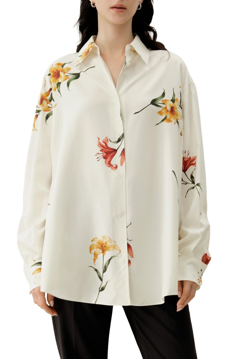 Women's Print Oversize Top