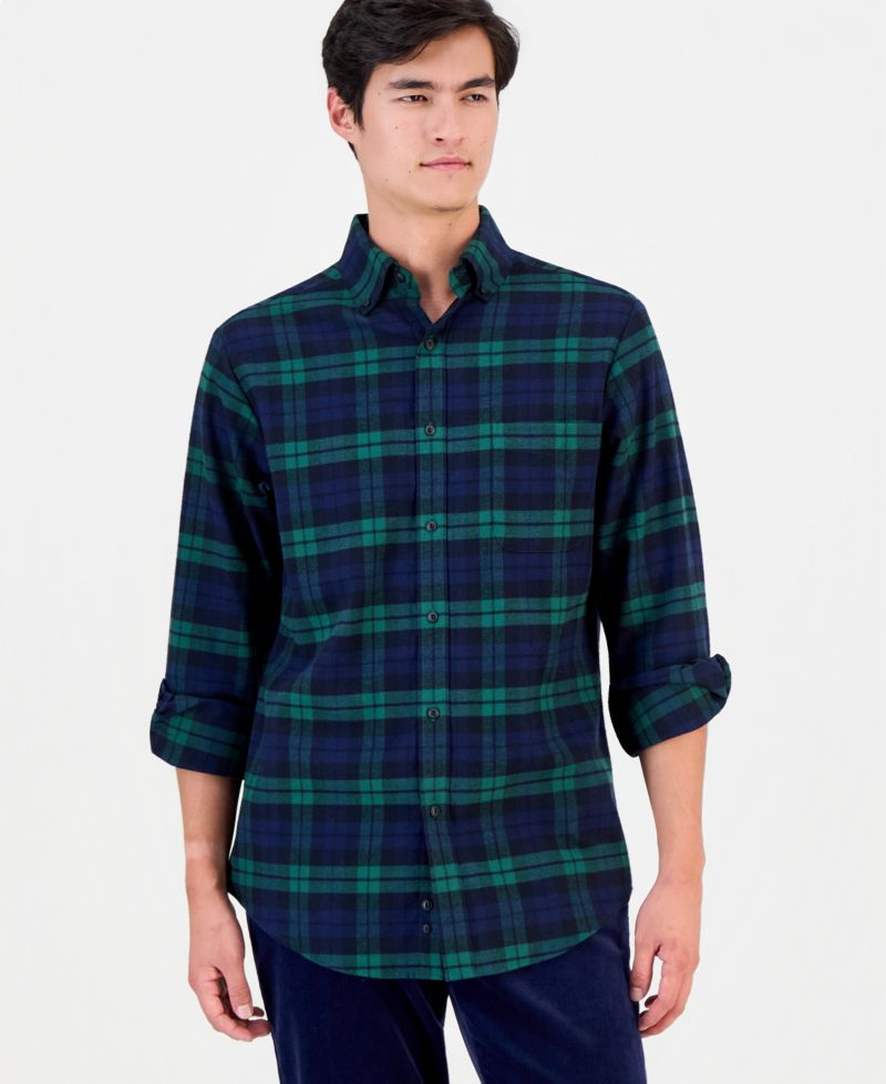 Men's Long-Sleeve Flannel Shirt