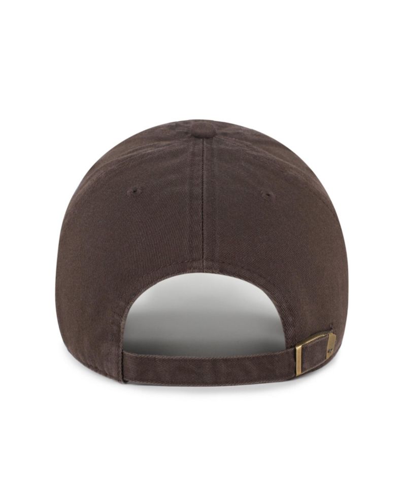 Men's '47 Brown Miami Hurricanes Vault Clean Up Adjustable Hat