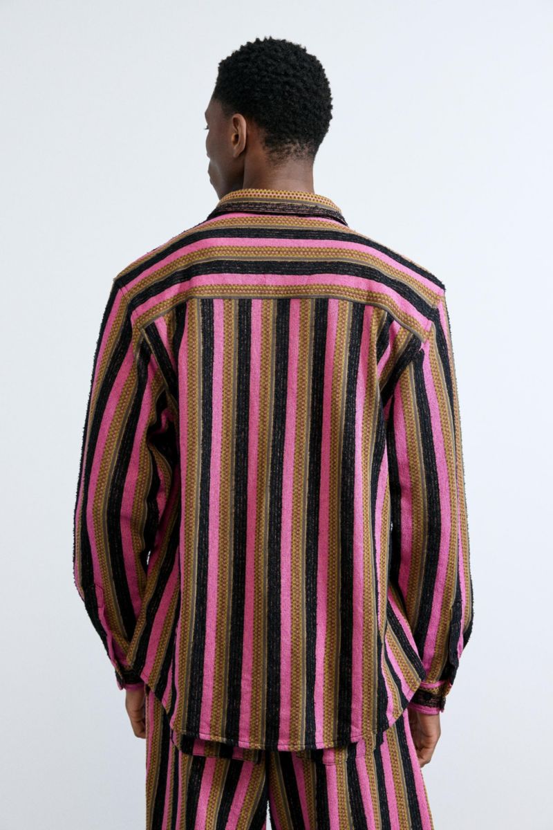 Men's Two-tone striped shirt