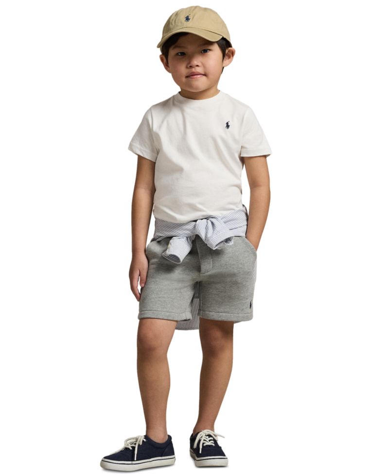 Toddler and Little Boys Drawstring Fleece Shorts
