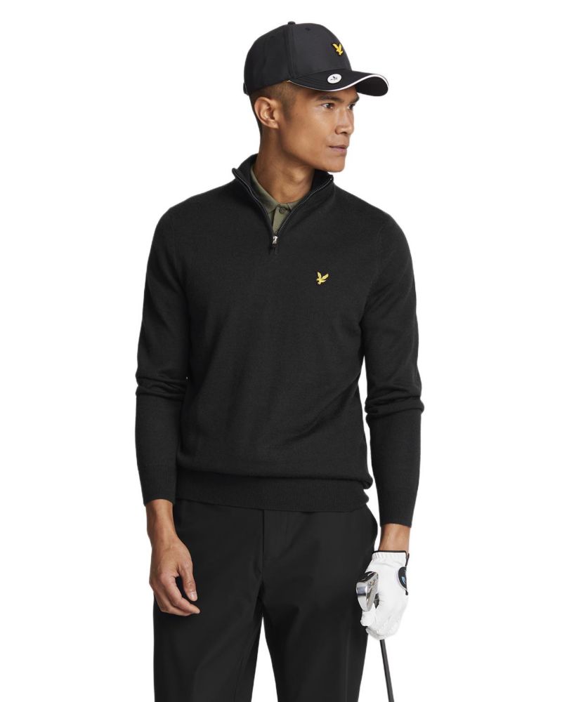 Men's Golf Quarter Zip Merino Sweater