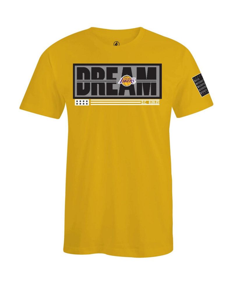 x Black History Collection Men's and Women's Gold Los Angeles Lakers T-Shirt