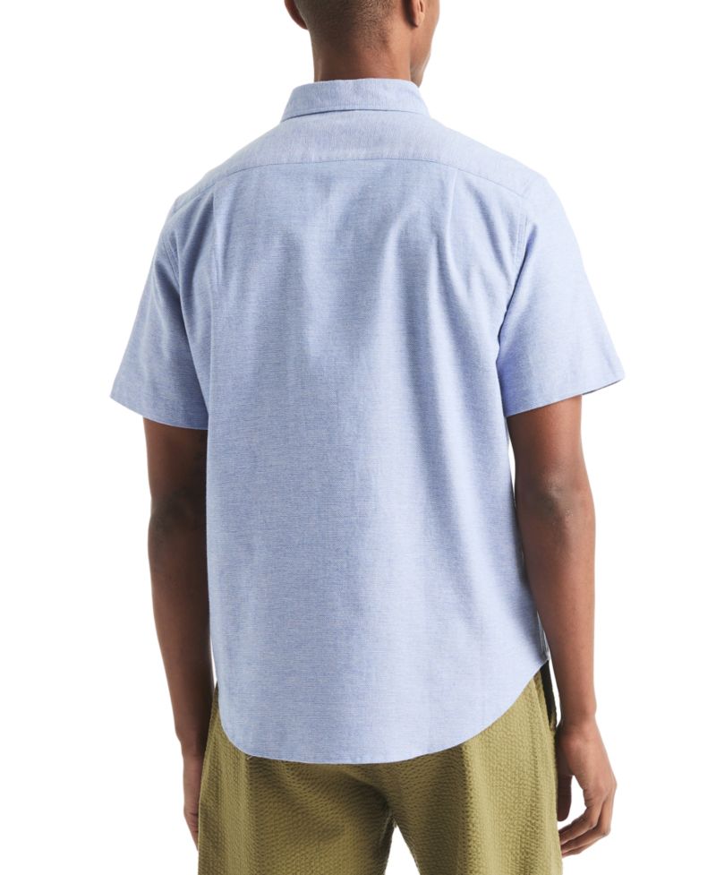 Men's Classic-Fit 100% Cotton Short-Sleeve Shirt