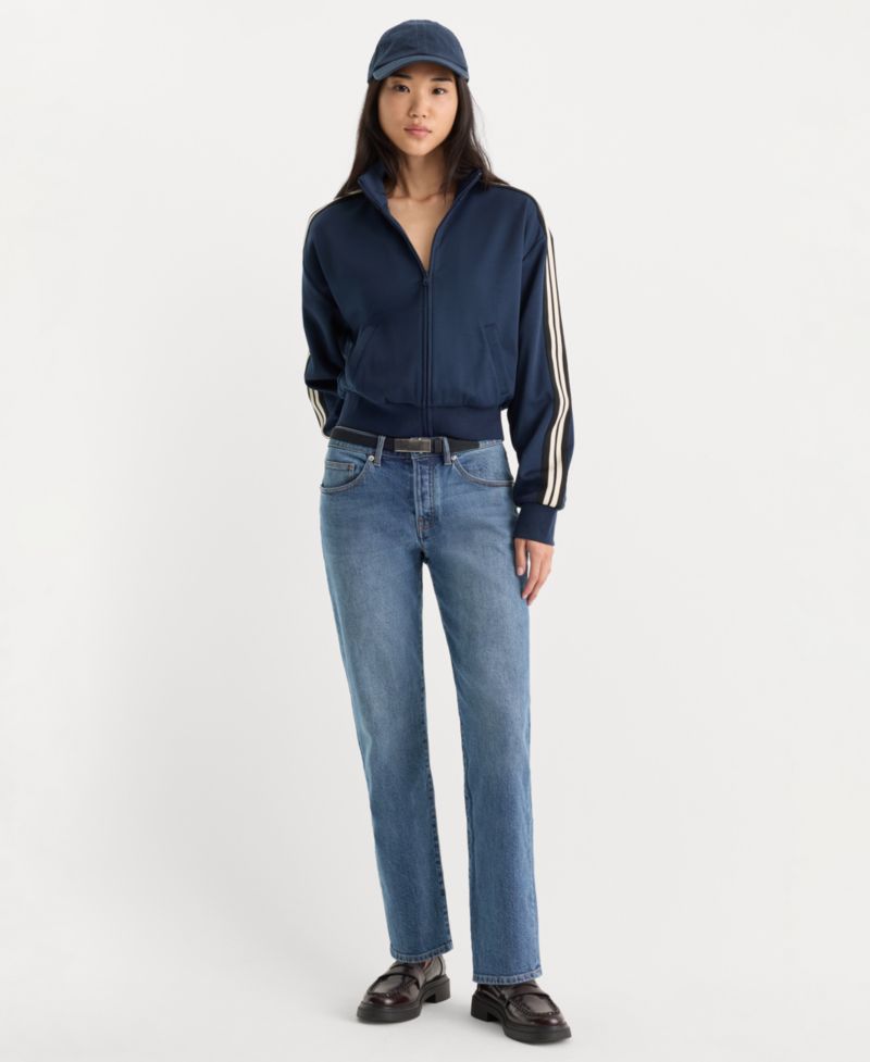 Women's Vintage Form-Hugging Straight Jeans