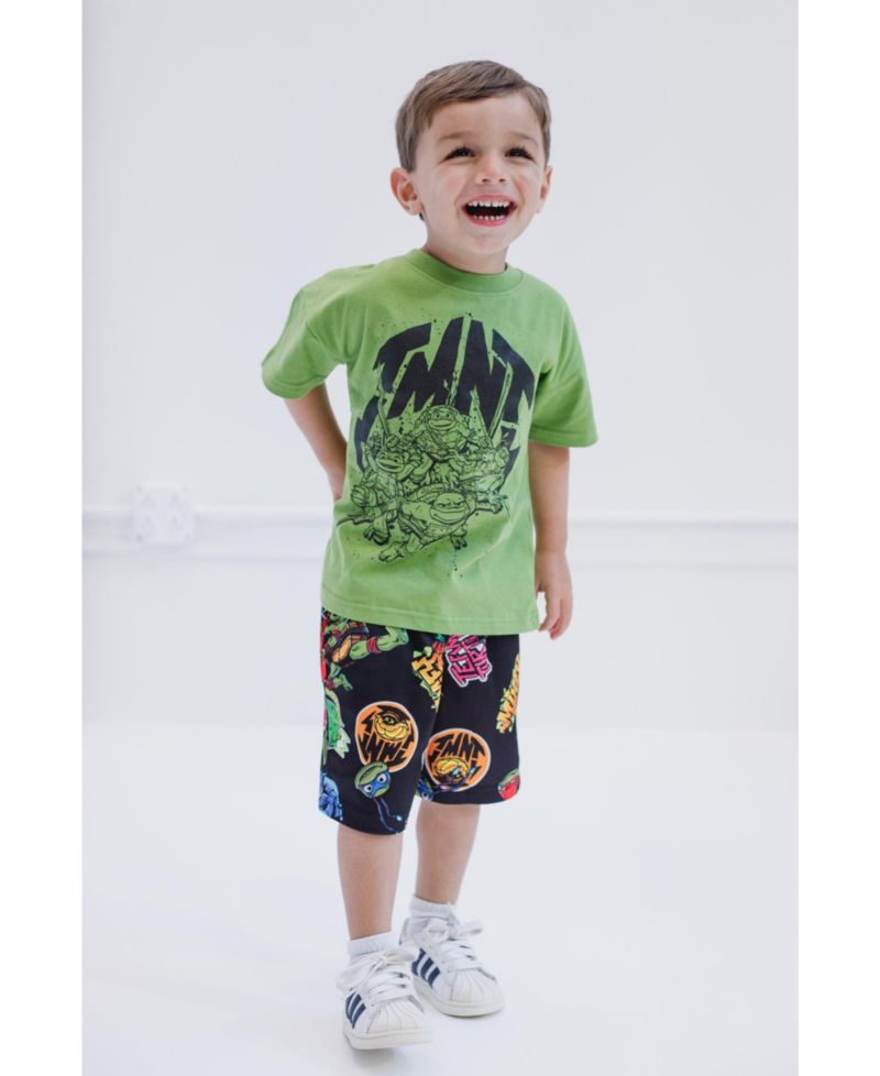 Toddler Boys Athletic 2-Piece T-Shirt and Shorts Set