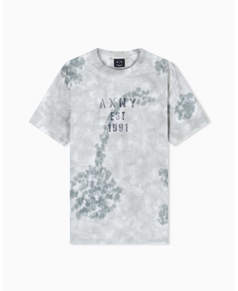 Men's Short Sleeve Tie Dye Logo T-Shirt