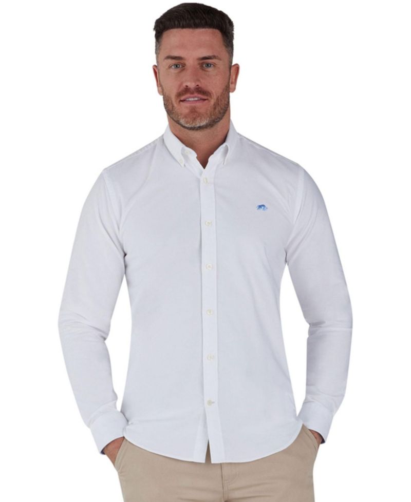 Men's Classic Oxford Long Sleeve Dress Shirts, 2-Pack