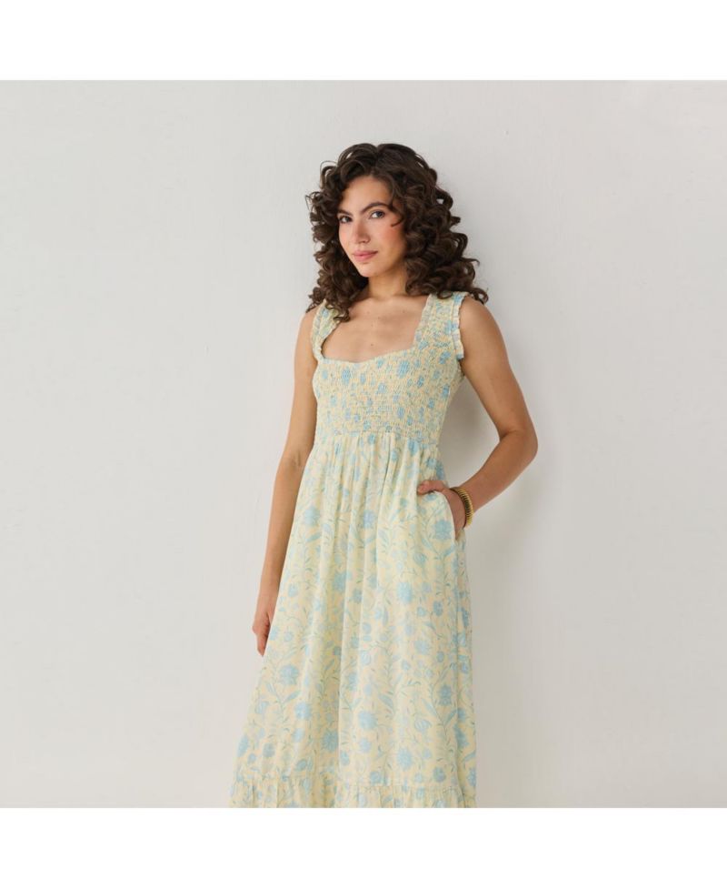 Women's Smocked Maxi Dress