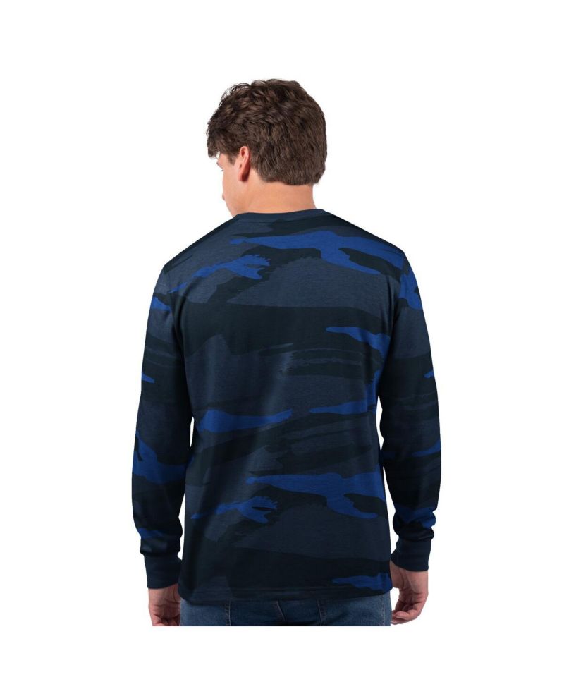 Men's Navy Dallas Cowboys Thursday Night Gridiron Long Sleeve T-Shirt