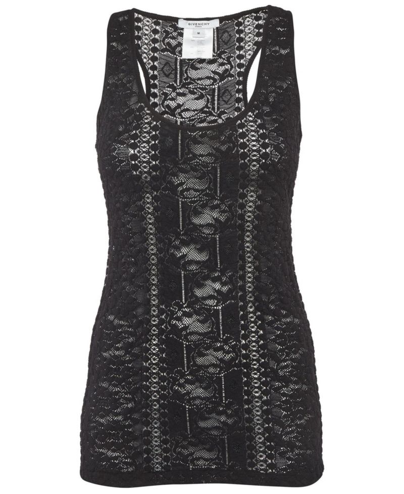 Women's Stretch Lace Sheer Tank Top