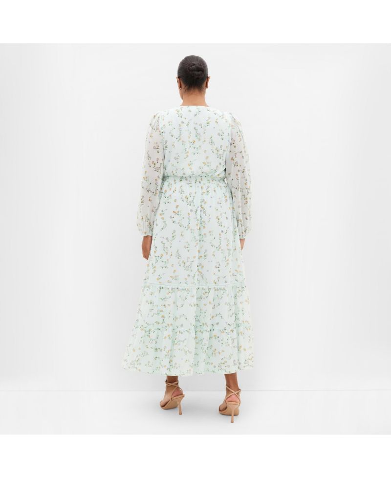 Plus Size Kiki Ditsy Print Maxi Dress