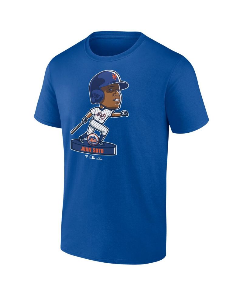 Men's Juan Soto Royal New York Mets Bobblehead T-Shirt
